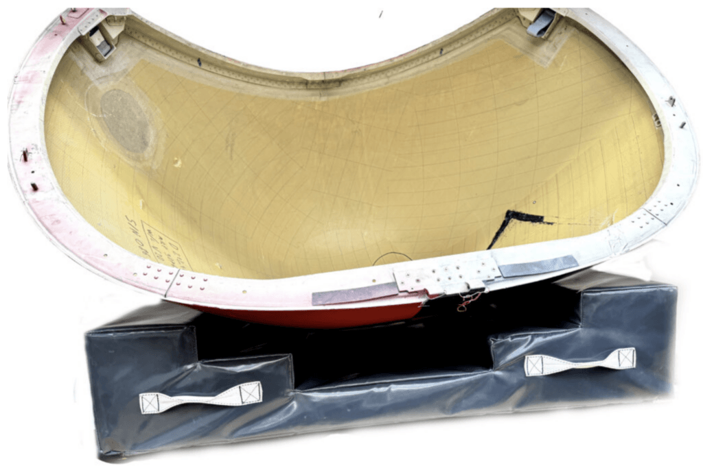Maatwerk beschermhoes voor luchtvaartcomponenten Aviaguard